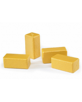 Pack de 4 pacas de heno rectangulares
