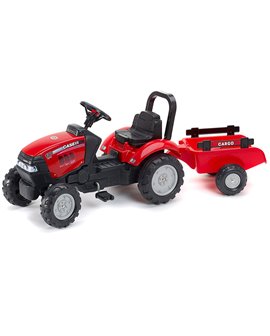 Trator-a-pedais-Case-IH-Maxxum-130-CVX-reboque-961B-Falk-agridiver