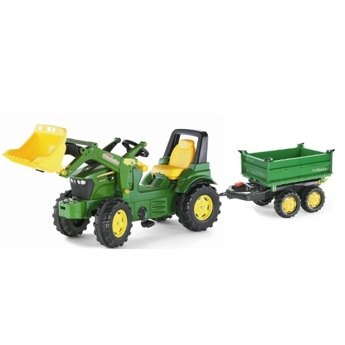 Trator Infantil com Assento Ajustável e Volante Funcional John Deere para  Crianças de 18 a 36 meses, Verde - Dular