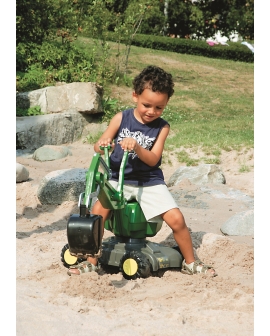 Trator Infantil com Assento Ajustável e Volante Funcional John Deere para  Crianças de 18 a 36 meses, Verde - Dular