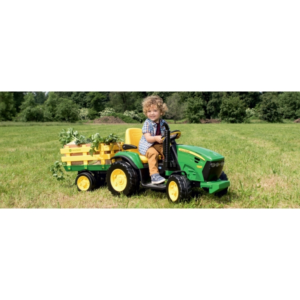 Veículo Elétrico Infantil - Trator John Deere - Ground Force - Peg